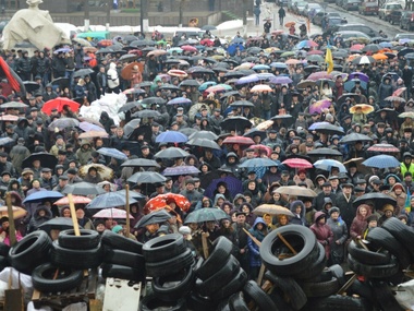 Несколько тысяч жителей Ивано-Франковска вышли на забастовку