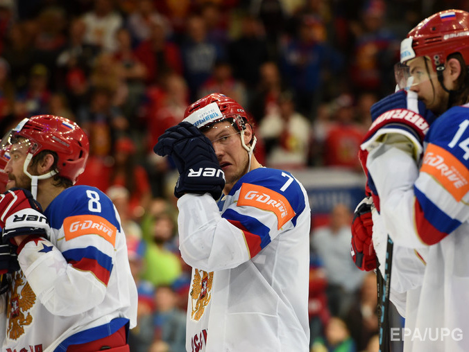 Россию оштрафовали почти на $84 тыс. за уход хоккейной сборной с награждения на чемпионате мира