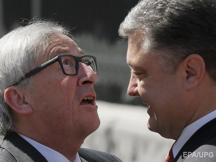 Порошенко в Брюсселе проводит переговоры с главой Еврокомиссии Юнкером