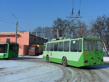 Луганские водители троллейбусов начали стачку