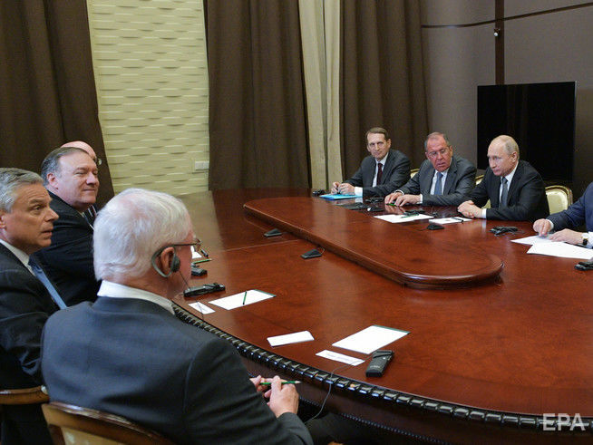 Помощник президента РФ заявил, что Путин и Помпео украинский вопрос не обсуждали