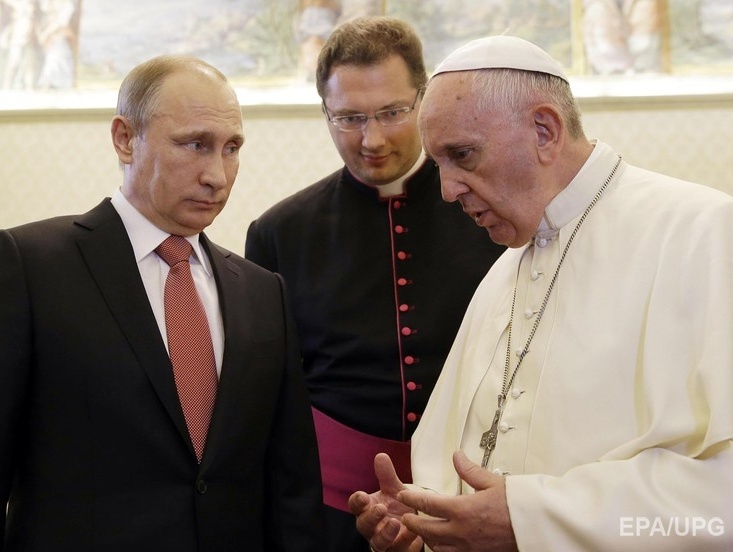 The New York Times: Папа Римский встретится с Путиным, только если тот не опоздает