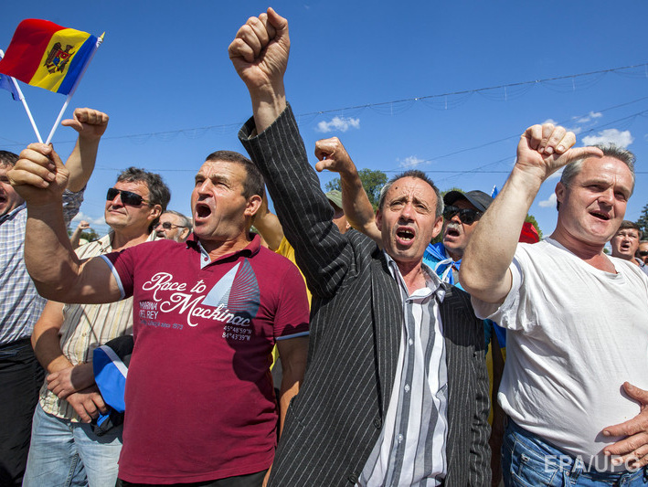 В Кишиневе началась новая акция протеста
