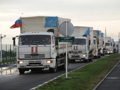 "Гуманитарный конвой" РФ пересек российско-украинскую границу