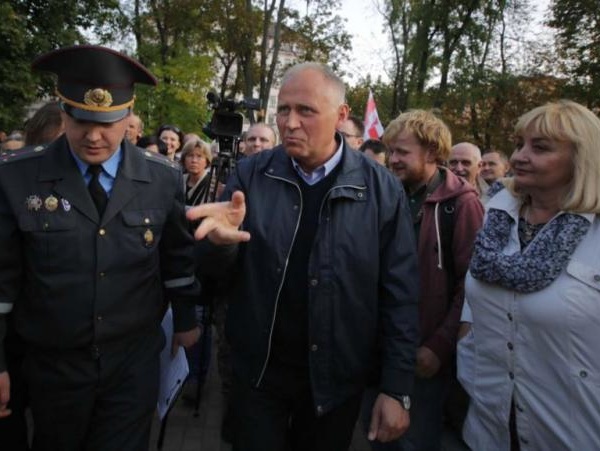 В центре Минска прошел митинг против Лукашенко