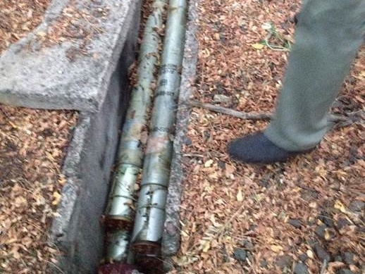 СБУ: В лесополосе под Мариуполем найдены снаряды для "Градов"