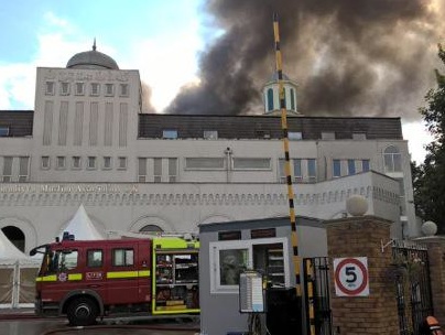 В Лондоне загорелась одна из крупнейших мечетей в Западной Европе