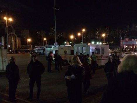 В Киеве на Южном железнодорожном вокзале ночью произошел взрыв