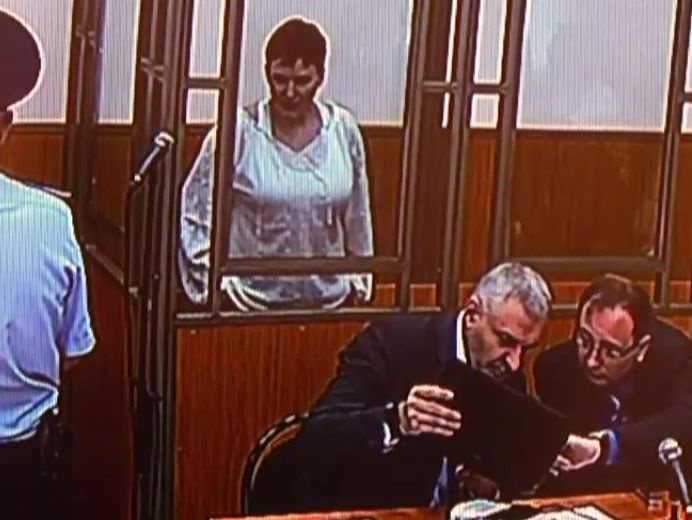 Савченко заявила в суде, что у нее нет навыков корректировки артиллерийской стрельбы