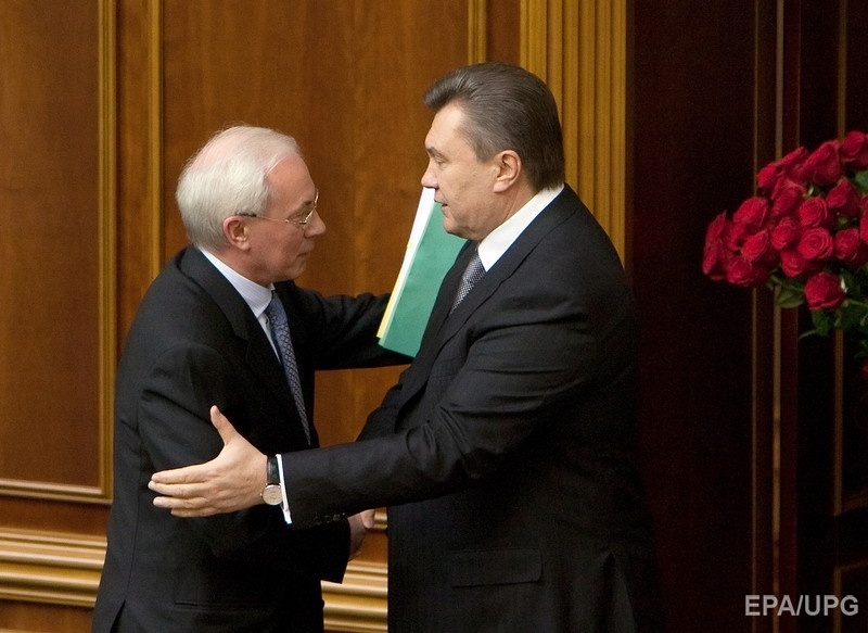 Николай Азаров и Виктор Янукович, март 2010 года. Фото: EPA