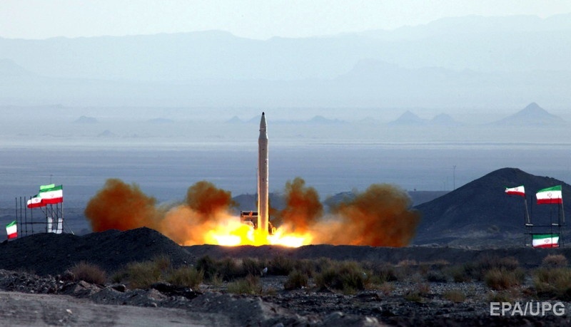 Испытания иранской баллистической ракеты "Киам 1" в 2010 году. Фото: ЕРА