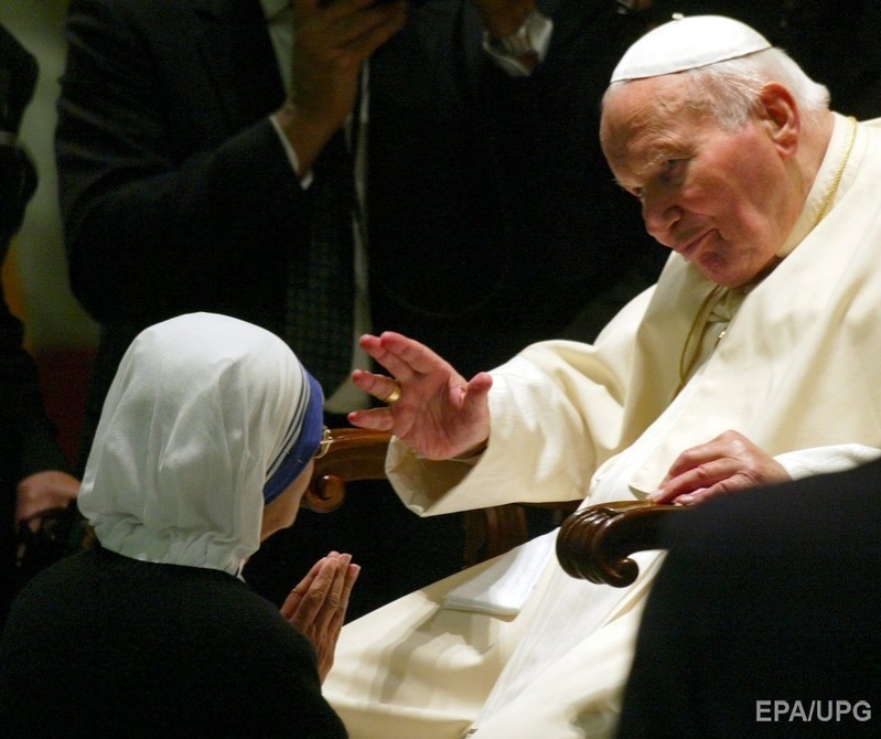 Сестра Нирмала Джоши и Папа Римский Иоанн Павел II