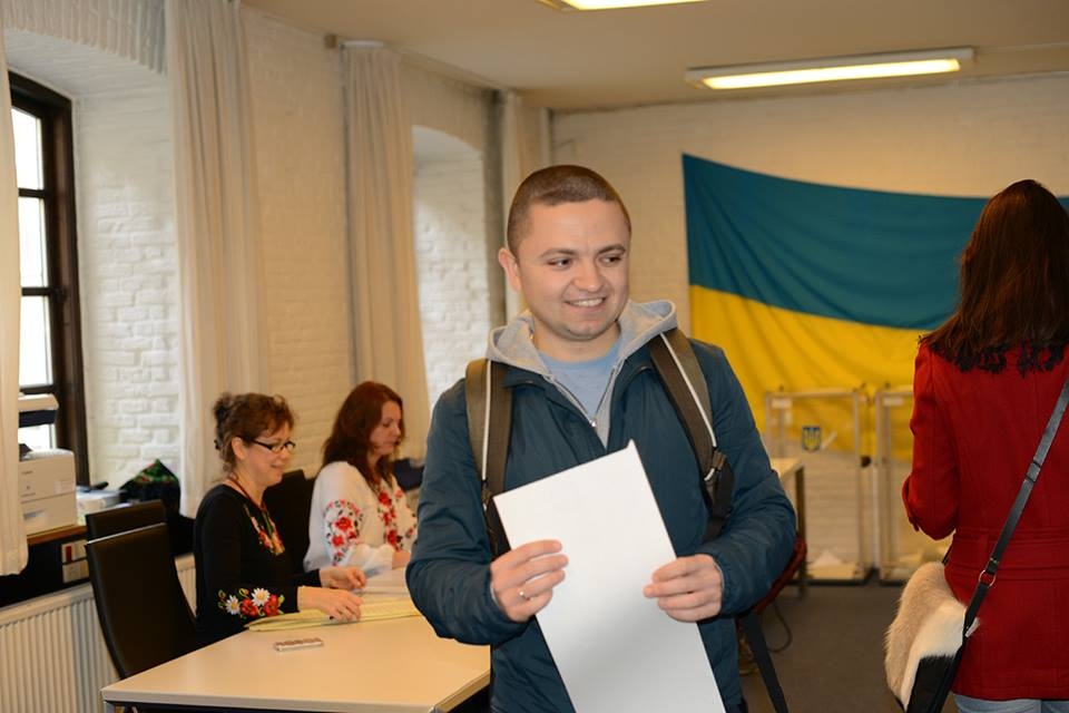 Посольство Украины в Дании. Выборы в Верховную Раду Украины. Фото: Сергей Ковалев / Facebook