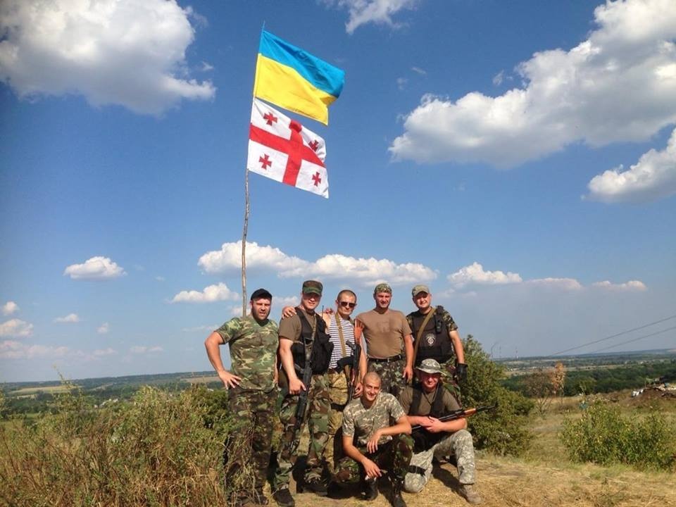 Воюя за Украину, мы представляем грузинский народ, поэтому чувствуем его поддержку. Фото: Мамука Мамулашвили / Facebook