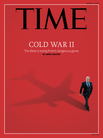 Один из влиятельнейших американских журналов TIME назвал свой номер "Вторая "холодная война". Запад проигрывает опасную игру Путина". Фото: time.com