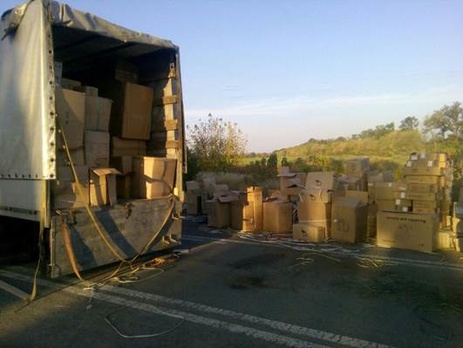 В Донецкой области задержали два грузовика с товарами на сумму 300 тыс. грн