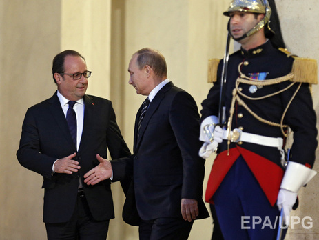 Олланд об операции России в Сирии: Удары должны наноситься только по 