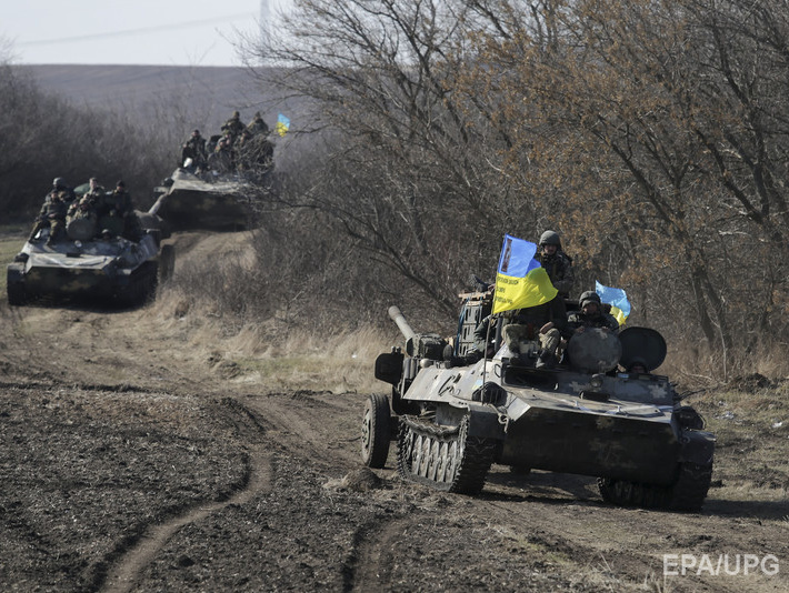 Спикер АП Лысенко: Боевики поспешили заявить о начале отвода легких вооружений, но никто не знает, куда двигается их танковая колонна