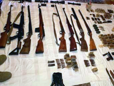 В Луганской области CБУ задержала агента боевиков и изъяла у него запасы оружия