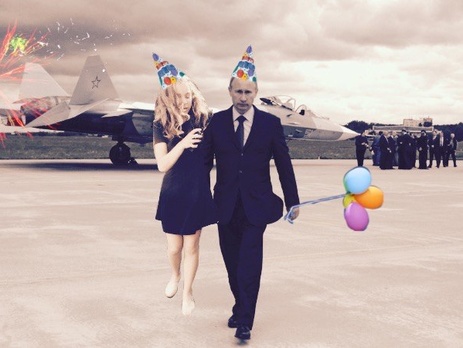 Пользователи соцсетей поздравляют Путина с днем рождения. Фотожабы