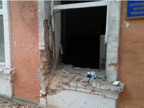 В военкомате Белгорода-Днестровского ночью произошел взрыв