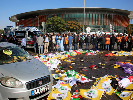 Теракт в Анкаре, 30 погибших во время профсоюзного митинга. Фоторепортаж