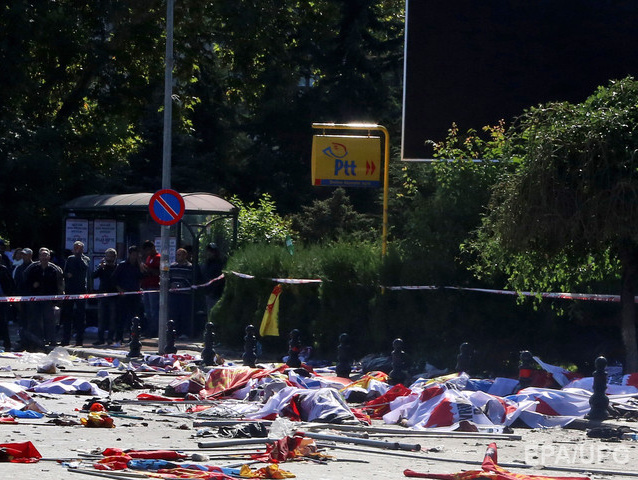 В Турции объявлен трехдневный траур по погибшим в результате взрыва в Анкаре