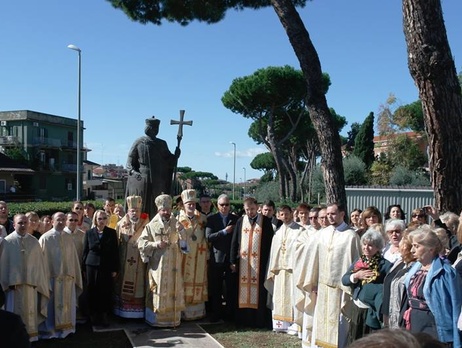 В Риме открыли памятник князю Киевскому Владимиру Великому