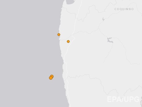 В Чили произошло очередное землетрясение магнитудой 5,4