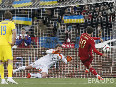 Евро-2016: Украина уступила Испании