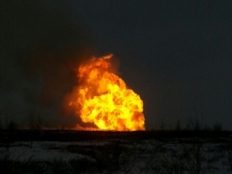 В России взорвался газопровод: столб пламени высотой 20 метров 