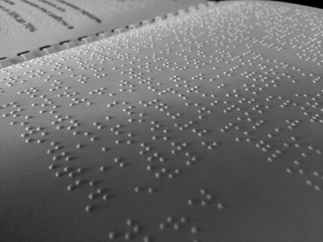 Сапронов выпустил агитацию для незрячих харьковчан