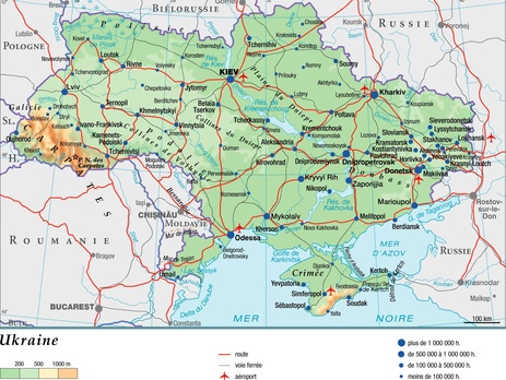 Французское издательство вернуло Крым на карту Украины после обращения дипломатов