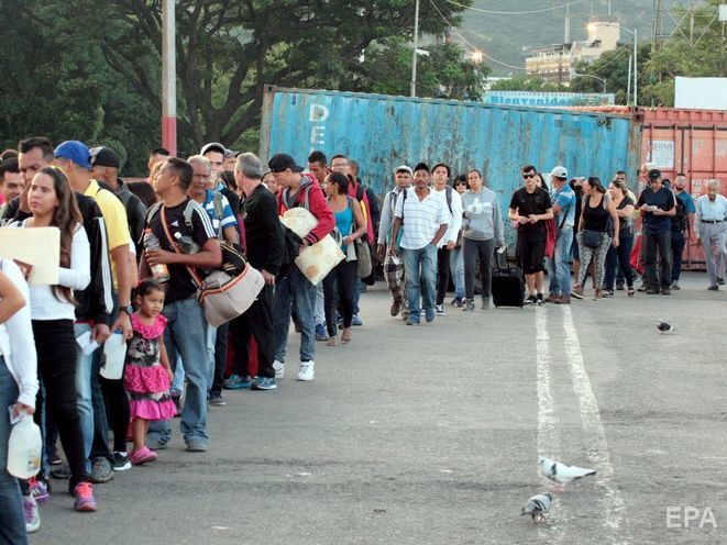 ﻿За день після відкриття кордону з Колумбією його перетнуло 37 тис. громадян Венесуели