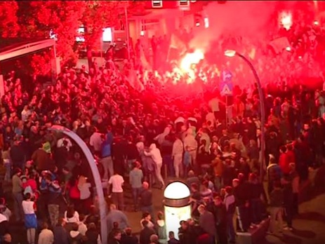 При разгоне акции протеста в Черногории пострадали четверо полицейских