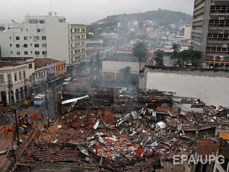 В Рио-де-Жанейро мощный взрыв повредил около 40 домов