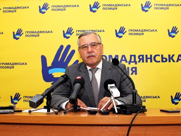 ﻿Гриценко припускає участь "Громадянської позиції" в коаліції зі "Слугою народу"