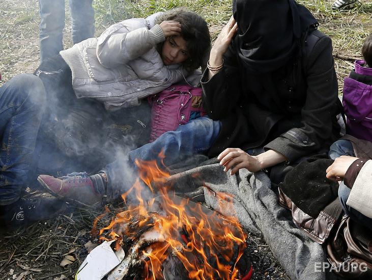 В Словении беженцы в знак протеста подожгли палаточный лагерь