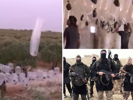 Британский таблоид Daily Star: Террористы ИГИЛ приготовили для российских самолетов бомбы на презервативах. Видео