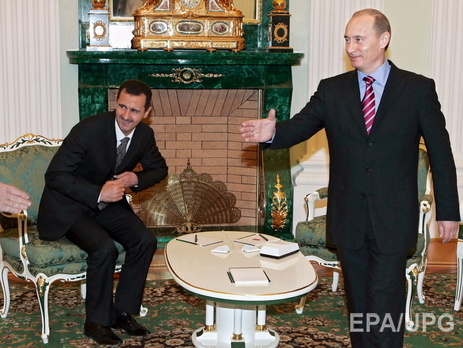 Путин: Асад положительно воспринимает поддержку Россией вооруженной оппозиции, воюющей с ИГИЛ