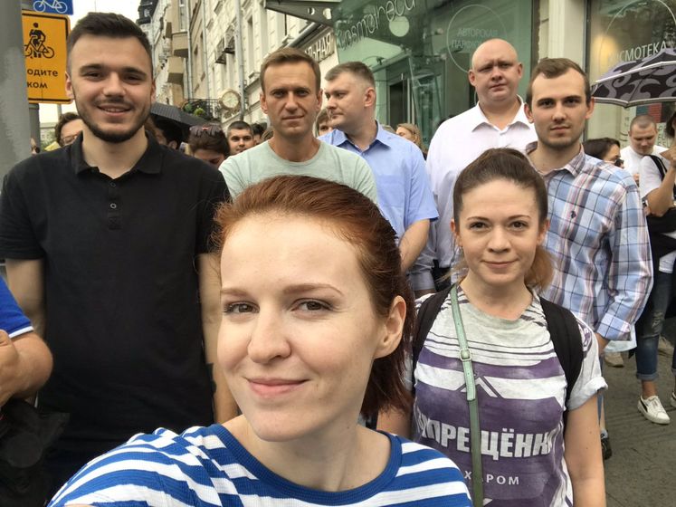 У Москві під час акції на підтримку журналіста Голунова затримали понад 90 людей, серед них Навальний