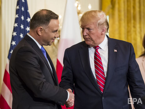 Дуда и Трамп договорились о размещении в Польше дополнительного американского контингента