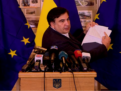 Саакашвили: Около 80 протоколов на выборах мэра Одессы сфальсифицированы