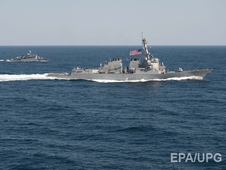 Китай считает, что 29 октября американский эсминец вторгся в его территориальные воды
