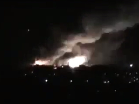 Луганская ОГА: Пожар на арсенале в Сватово удалось потушить окончательно, взрывы не слышны