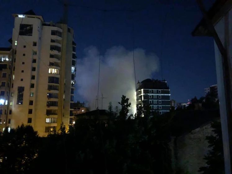В доме в центре Киева произошел мощный взрыв