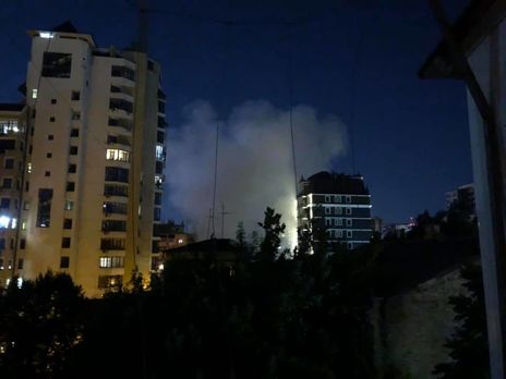 В доме в центре Киева произошел мощный взрыв
