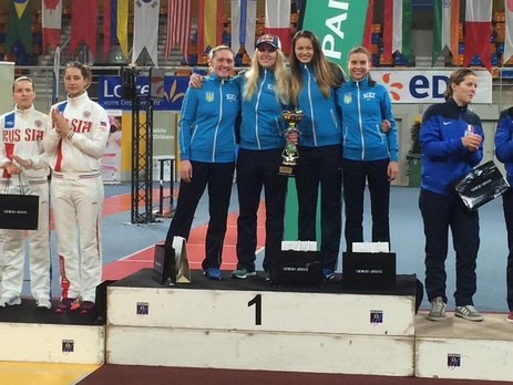 Украинские саблистки завоевали 