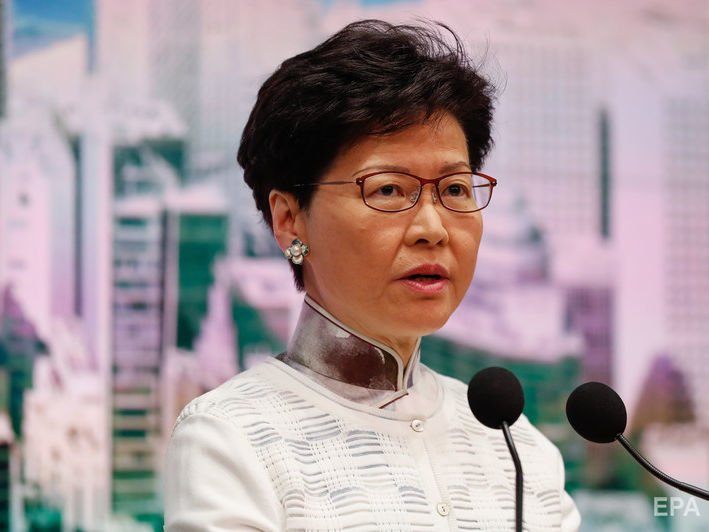 ﻿Протести в Гонконзі. Глава адміністрації міста попросила вибачення в народу