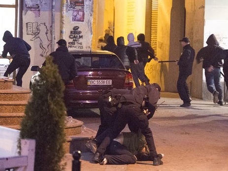 Драка во Львове: ультрас 